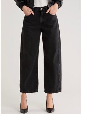 Jason Wu Nightshade Jaime High Waist Ankle Relaxed Barrel Ankle Jeans 8 / 27